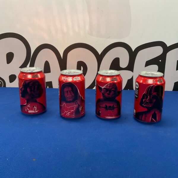 Limited edition Star Wars Coca Cola can for collectors.
