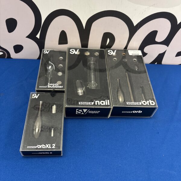 Lot of four SV Source vape accessories for vaporizers.