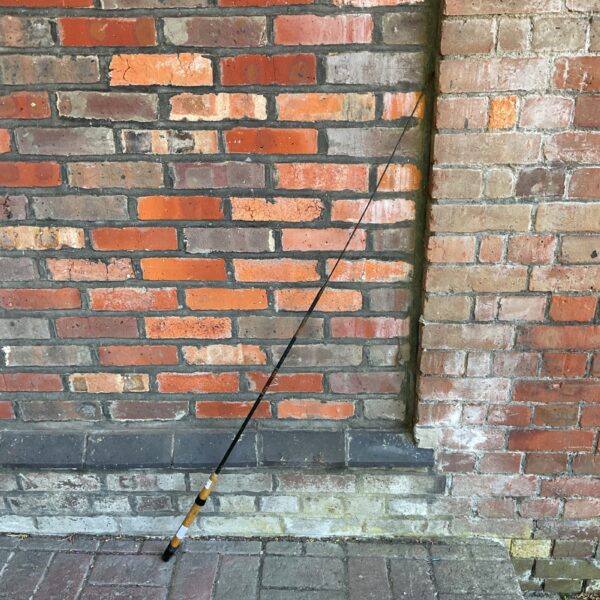 Unique fishing rod made from a repurposed tank aerial.