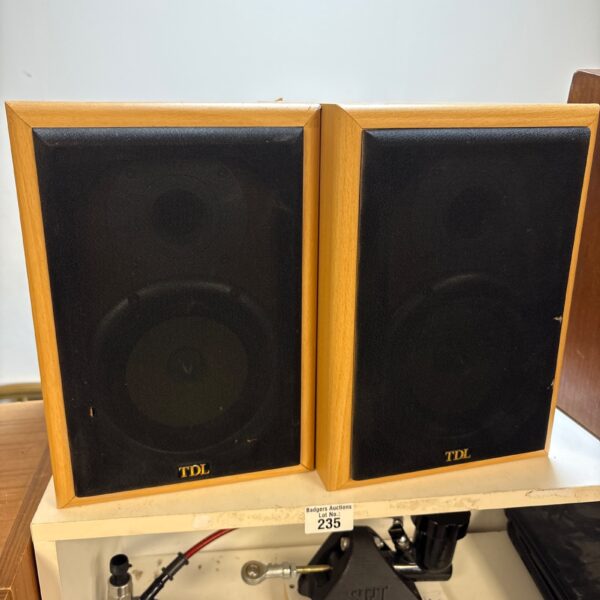Vintage TDL Nucleus KV1 loudspeakers in used condition.