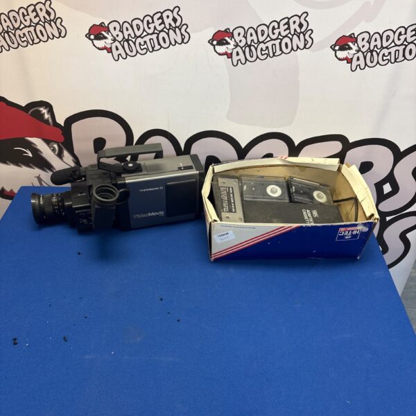 Vintage Thomson Video Movie camcorder for Video 8 tapes.
