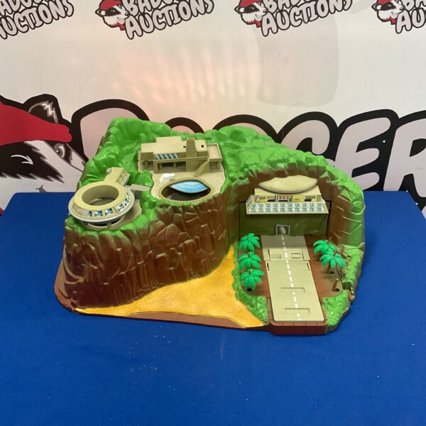 Vintage Thunderbirds Tracy Island playset, a classic 1960s toy.