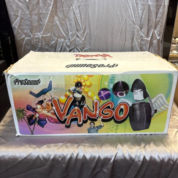 Vintage Vango Diamond VD-250 DJ light in original packaging.