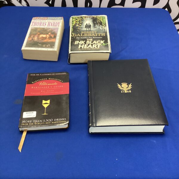 Vintage books lot including Thomas Hardy and Robert Galbraith.