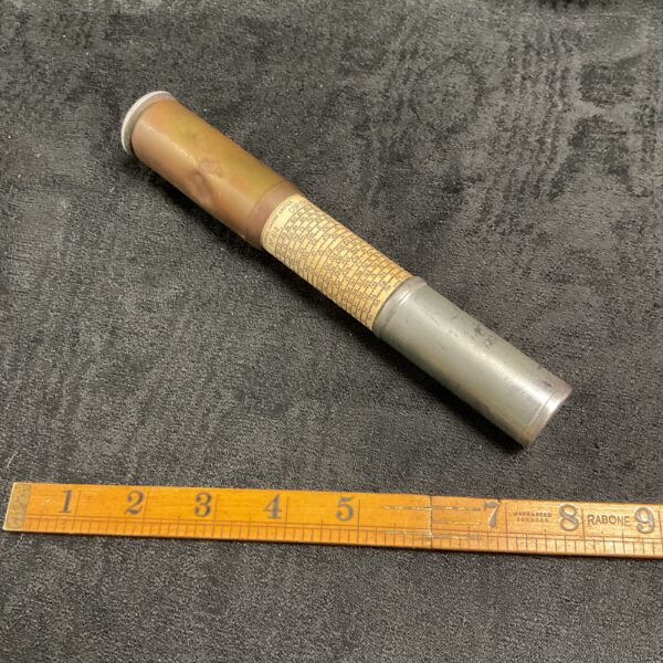 Vintage Carbig Limited cylinder calculator with scale markings.