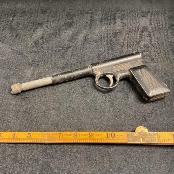 Vintage T J Hartington Gat gun, antique mechanical weapon