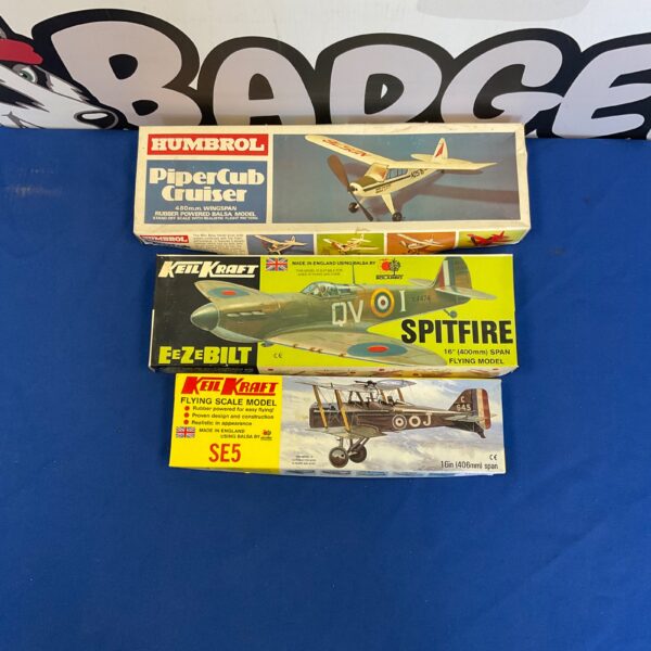 Vintage Humber Piper Cub model aeroplane, collectible aviation toy.