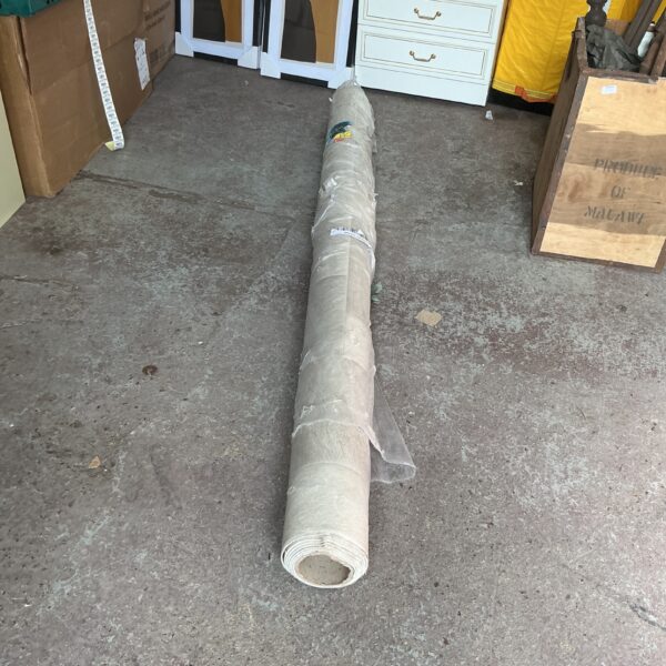 Roll of vinyl flooring for home improvement projects.