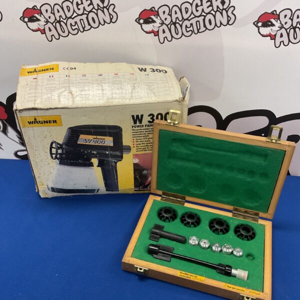 Vintage Wagner W300 power paint sprayer in box.