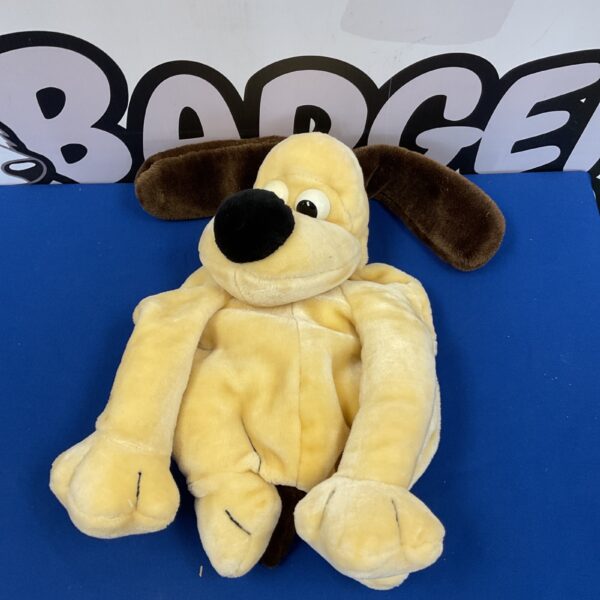 Knitted Gromit hot water bottle cover from Wallace and Gromit.