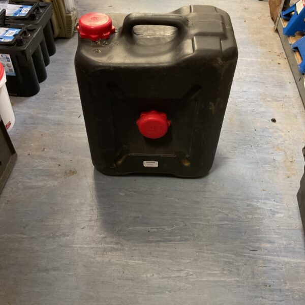 Portable waste oil drain container for automotive fluids.