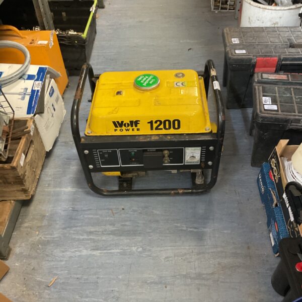 Yellow Wolf Power 1200 petrol generator for portable power.