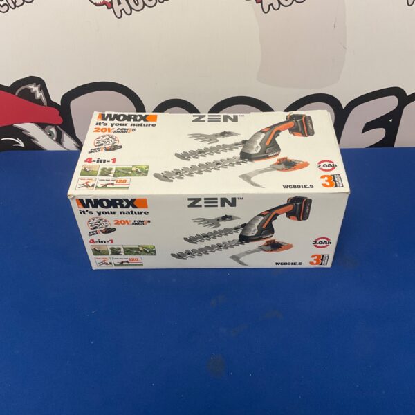 Worx Zen WG801E.5 4-in-1 power tool for garden and DIY projects.