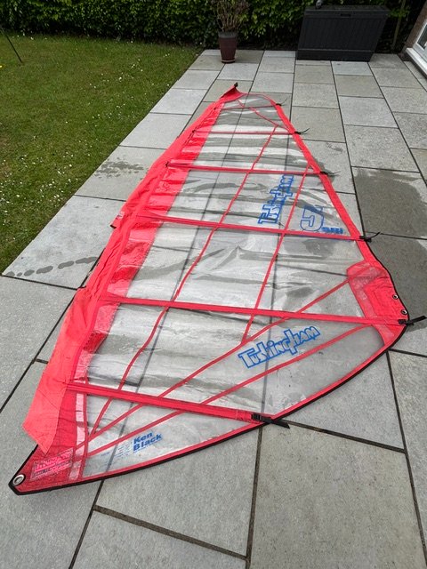 tushingham air force 6.5 wind sail red