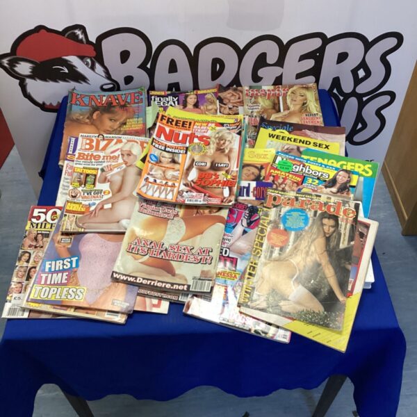 Lot of vintage adult magazines including Knave and Finally Legal.