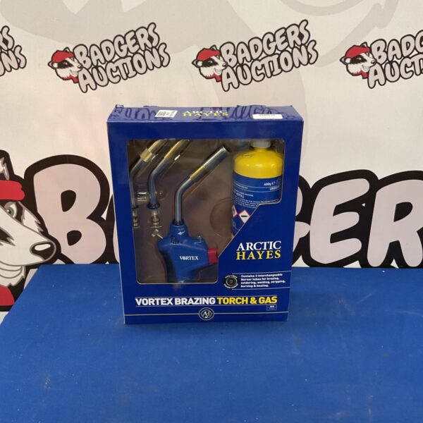 Arctic Hayes Vortex brazing torch kit with gas canister.