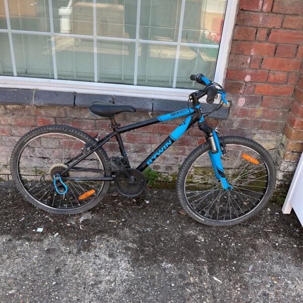 Blue B Twin Rock Rider mountain bike for sale.