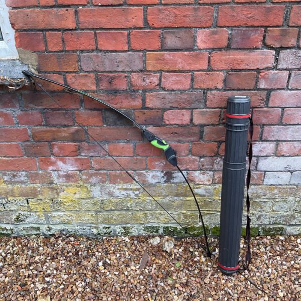 Barnett Lil Sioux recurve bow with arrows in a quiver.