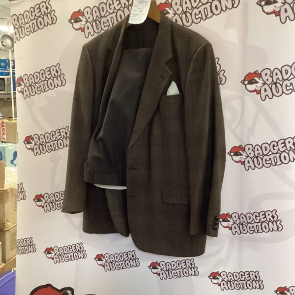 Vintage brown tweed jacket and trousers set by Berwin.