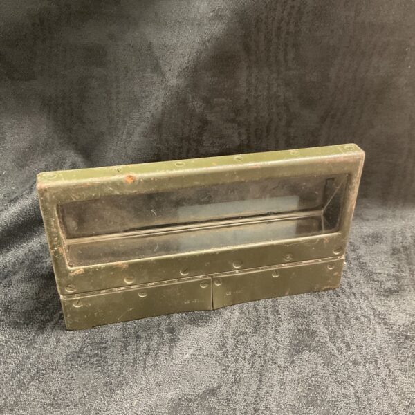 Vintage British tank periscope for armoured car vehicle vision.