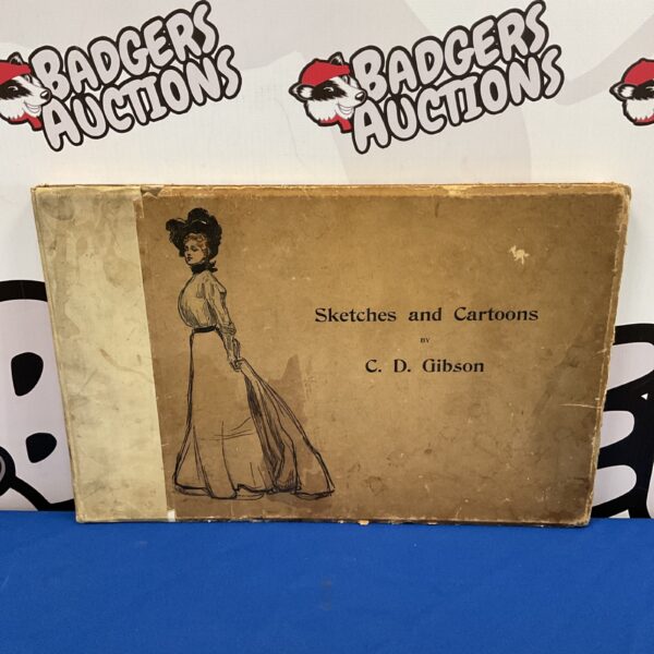 Vintage C.D. Gibson album cover with illustration of a woman.