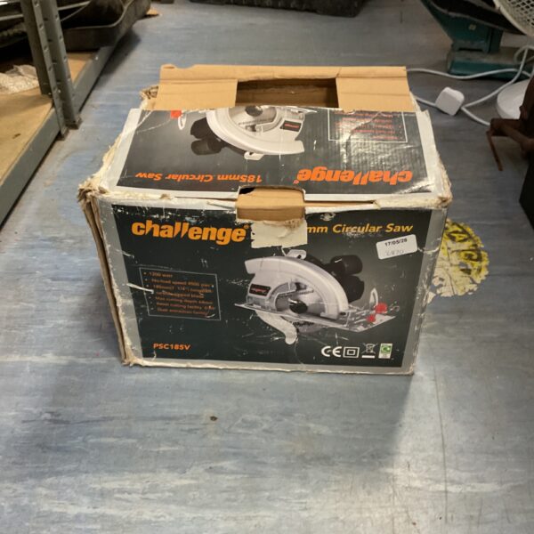 Challenge PSC185V 185mm circular saw in used condition.