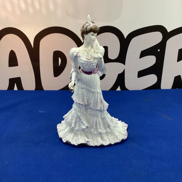 Vintage Coleport Eugenie opera figurine, detailed porcelain collectible.