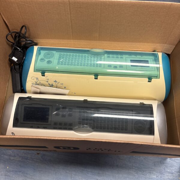 Front view of a Cricut cutting machine for crafting projects.