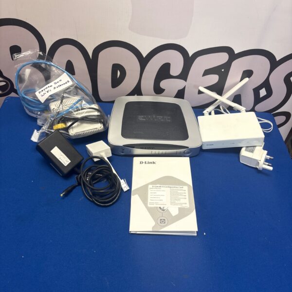 D Link access point networking equipment for wireless connectivity.