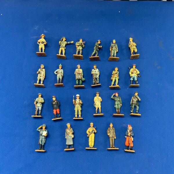 DelPrado diecast soldier lot, historical military figures for collectors.