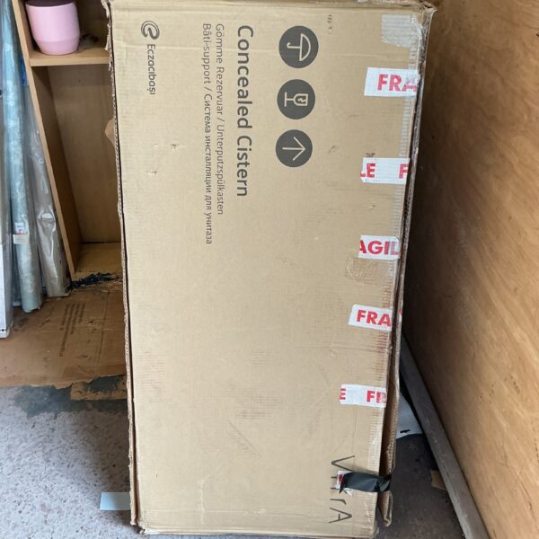 Eczacibasi concealed cistern kit in original packaging.
