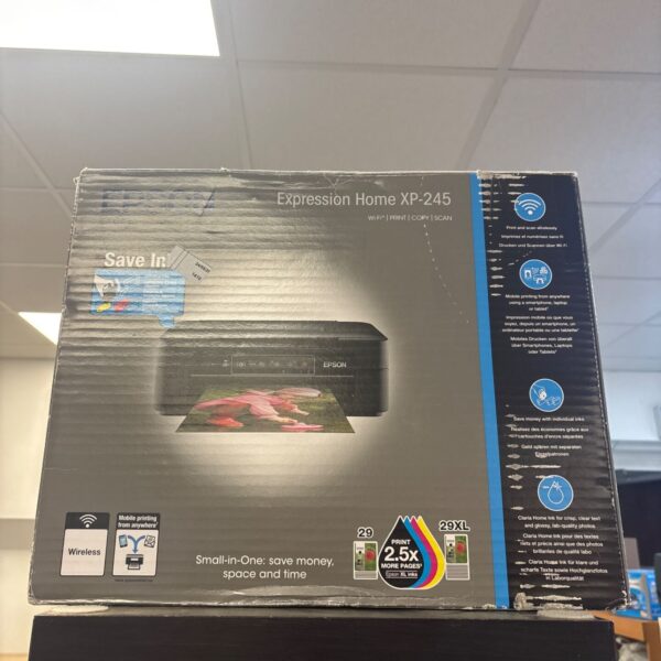 Epson Expression Home XP-245 all-in-one wireless inkjet printer.