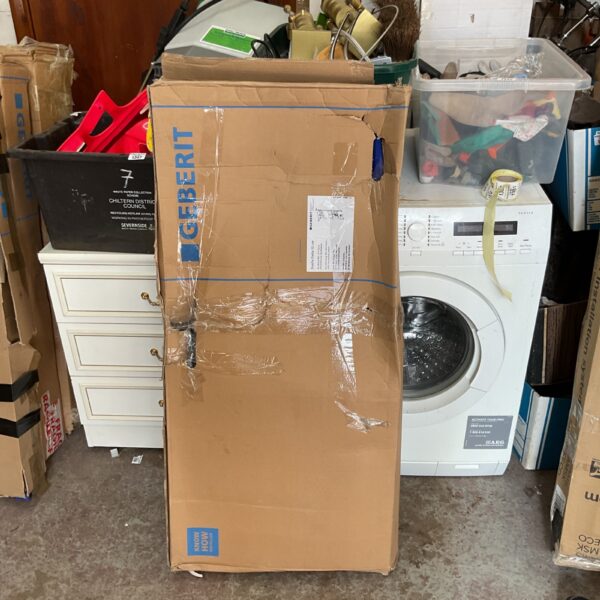 Geberit concealed system kit in original packaging.