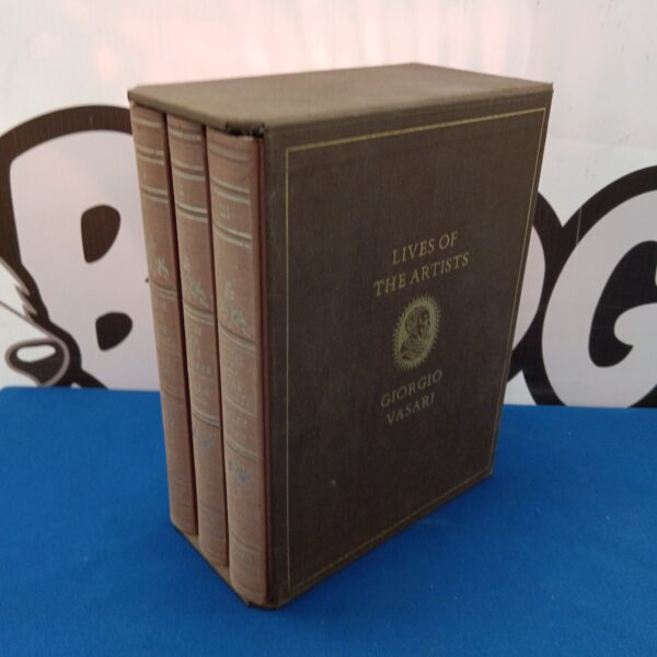Folio Society edition of Giorgio Vasari’s Lives of the Artists book set.