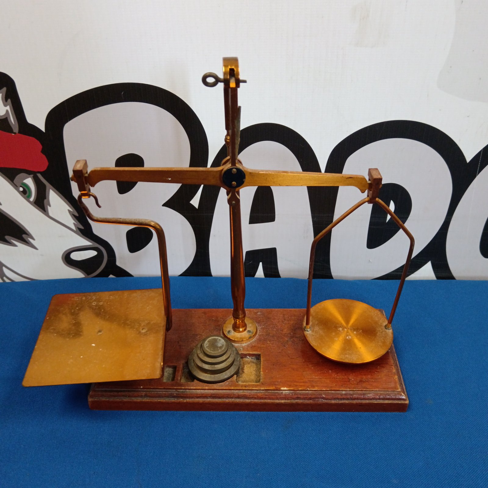 Antique GPO post office letter scales by De Grave Short & Co.