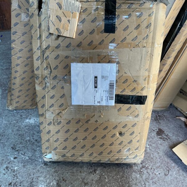 Grohe concealed cistern kit in original packaging, showing storage wear.