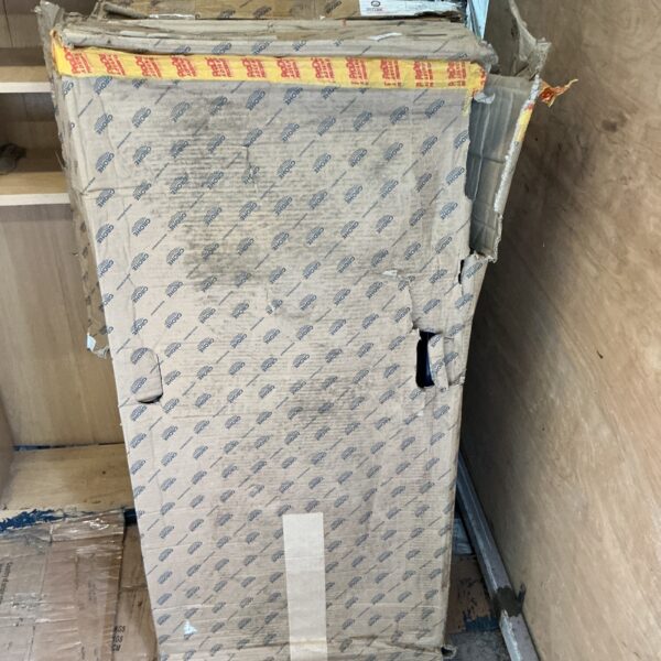 Original Grohe concealed cistern kit packaging, showing wear and tear.