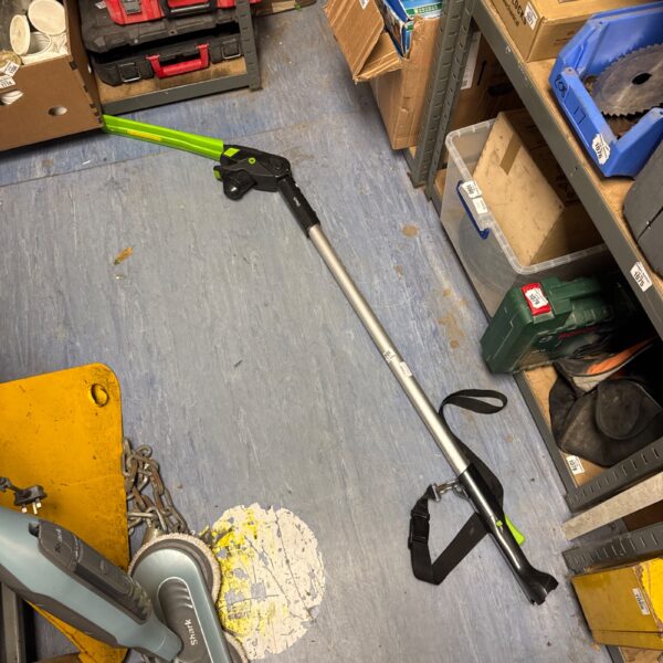 Gtech cordless hedge cutter body for garden trimming.
