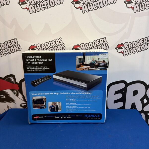 Humax HDR-2000T Freeview HD recorder in original packaging.