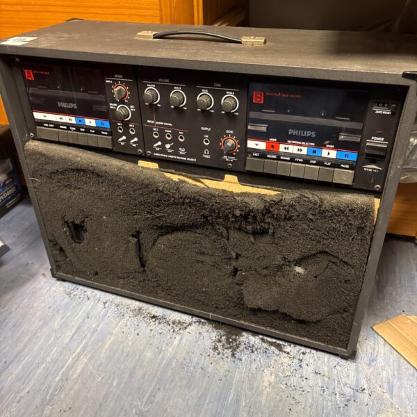 Phillips D6650 double cassette recorder studio II