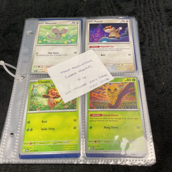 Folder of pokemon mega evolutions chaos riding 4 x unused key codes