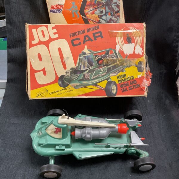 Vintage Joe 90 friction car by 21st Century Toys, collectible toy.