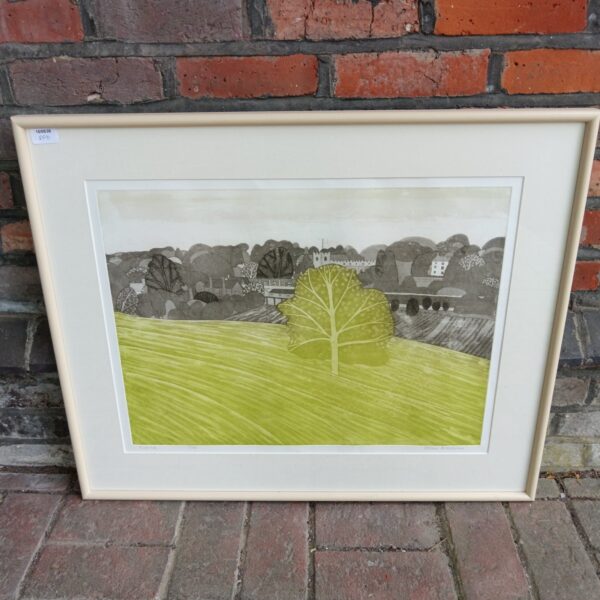 John Brunsden Ewelme print, a signed limited edition landscape artwork.