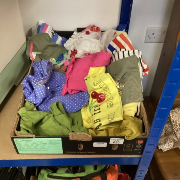 Mixed lot of colourful ladies tops for sale.