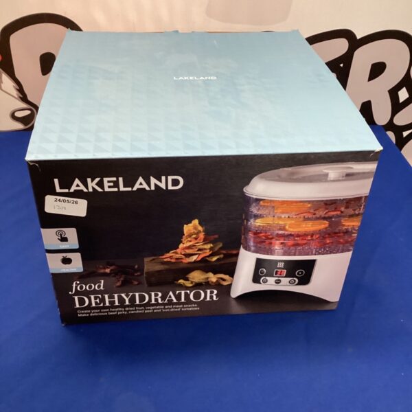 Lakeland food dehydrator with multiple trays for drying fruit and vegetables.