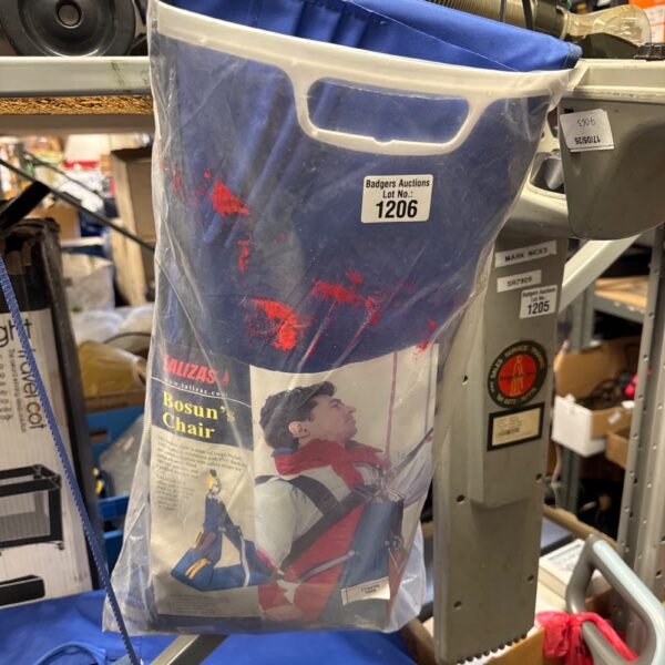 Lalizas bosun chair, model 0489, in used condition.