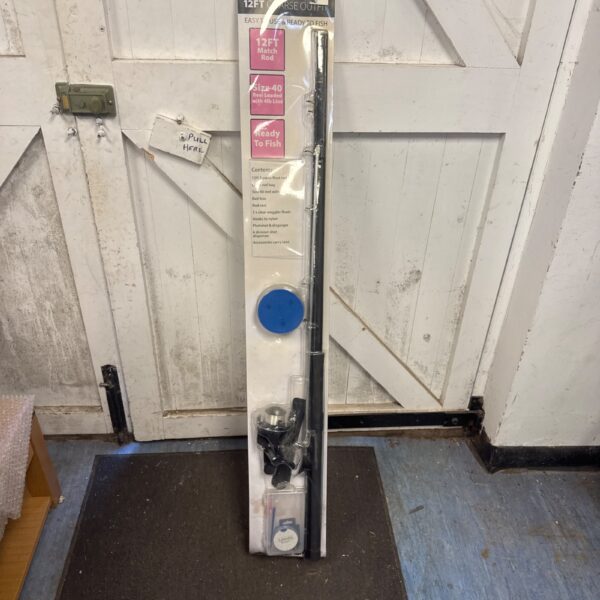 New Leeda 12ft coarse fishing rod in original packaging.