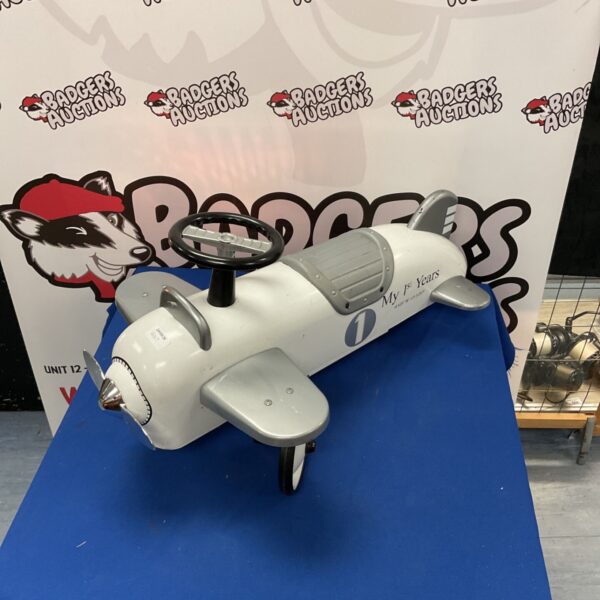 White Magni My 1st Years childrens ride on plane toy.