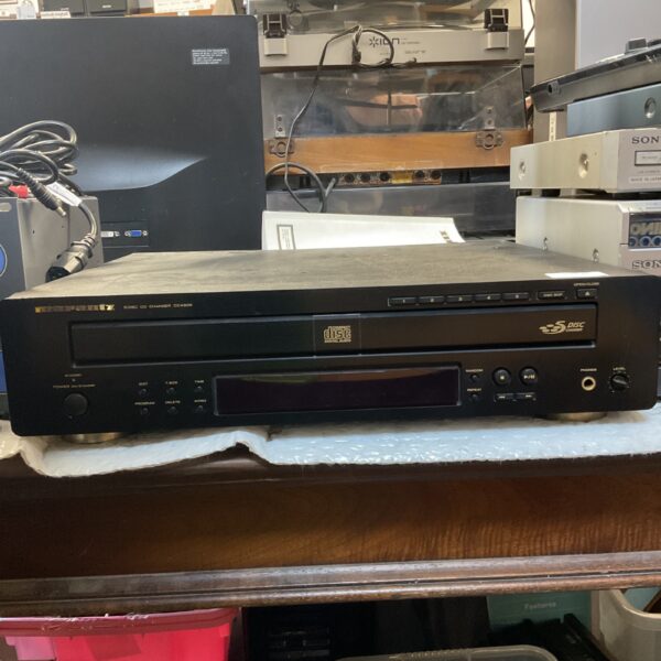 Vintage Marantz CC4300 five disc CD changer, side view.