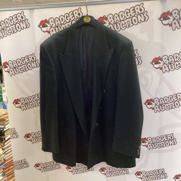 Marks & Spencer green dinner jacket, size medium/large, formal wear.
